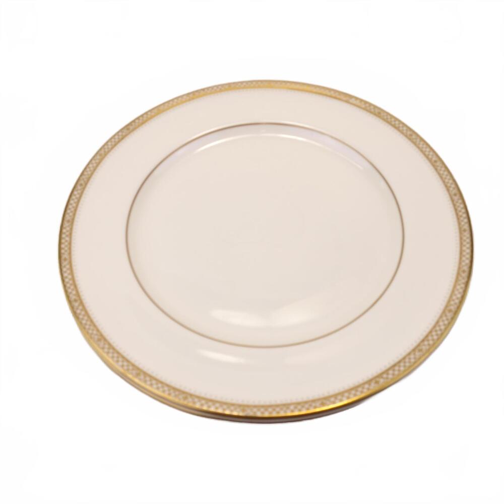 2 Aynsley Jubilee Gold Salad Plates Fine Bone China England 8.25"